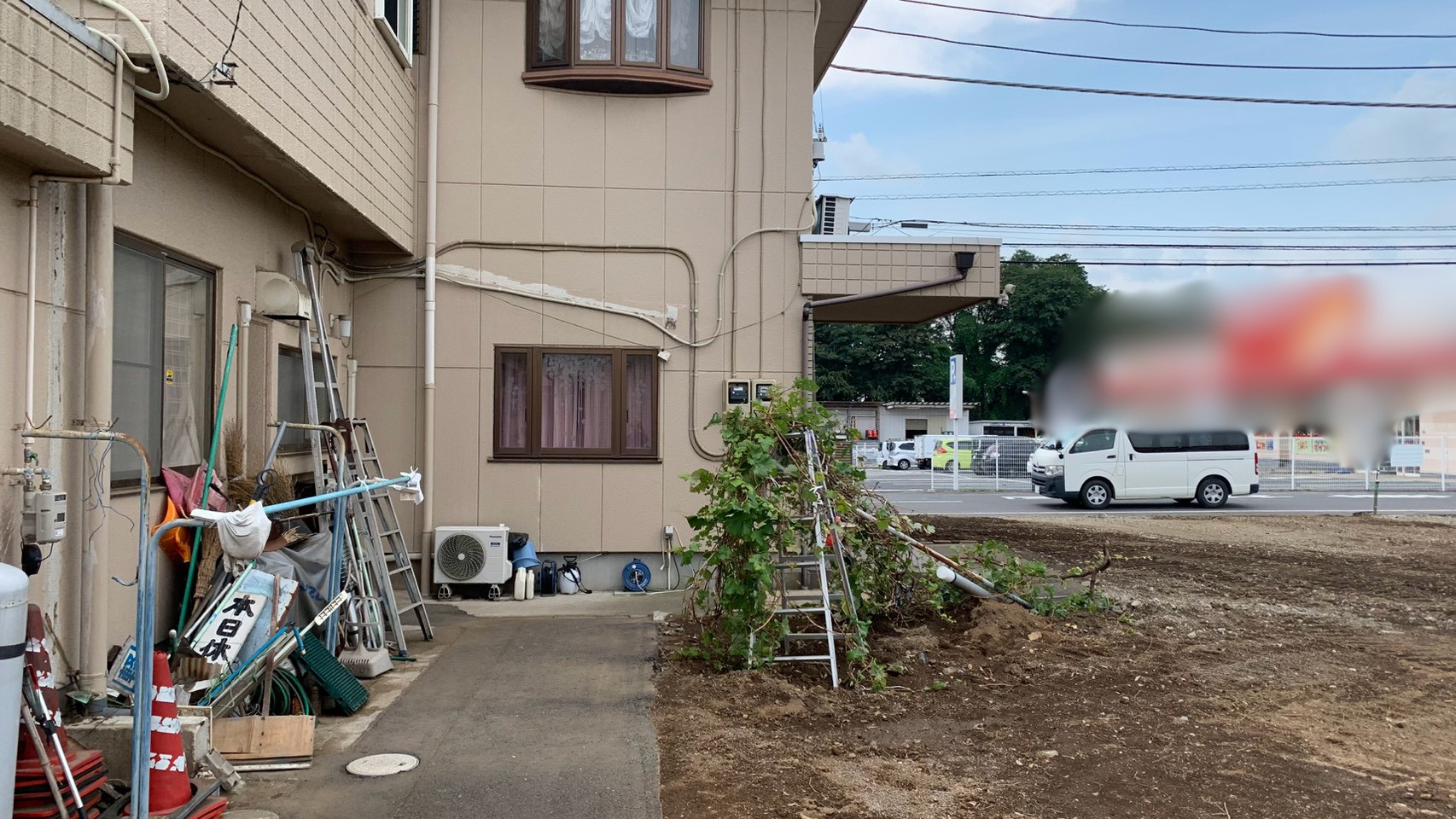 テラス新設工事/アスファルト舗装工事@茨城県古河市