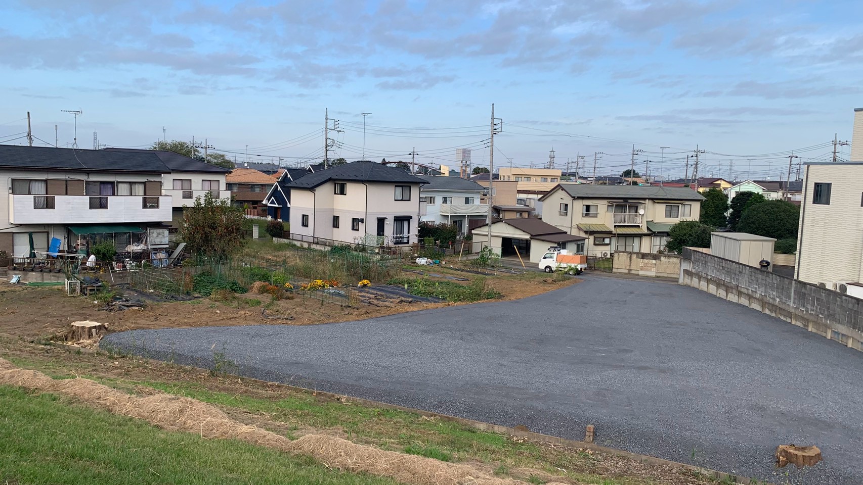 伐採・伐根・除草工事/砕石敷設工事/小屋解体工事@茨城県古河市