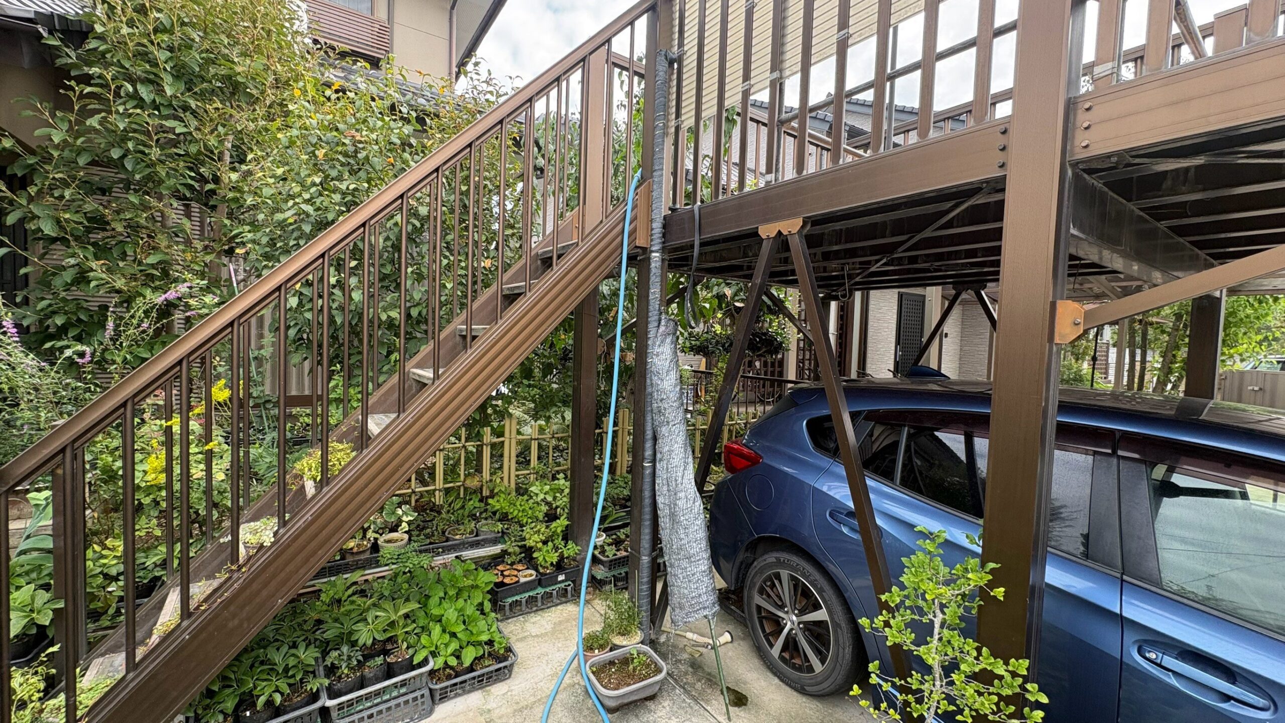 カーポートバルコニー解体工事 @栃木県下野市